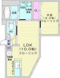 西２８丁目駅 徒歩4分 4階の物件間取画像